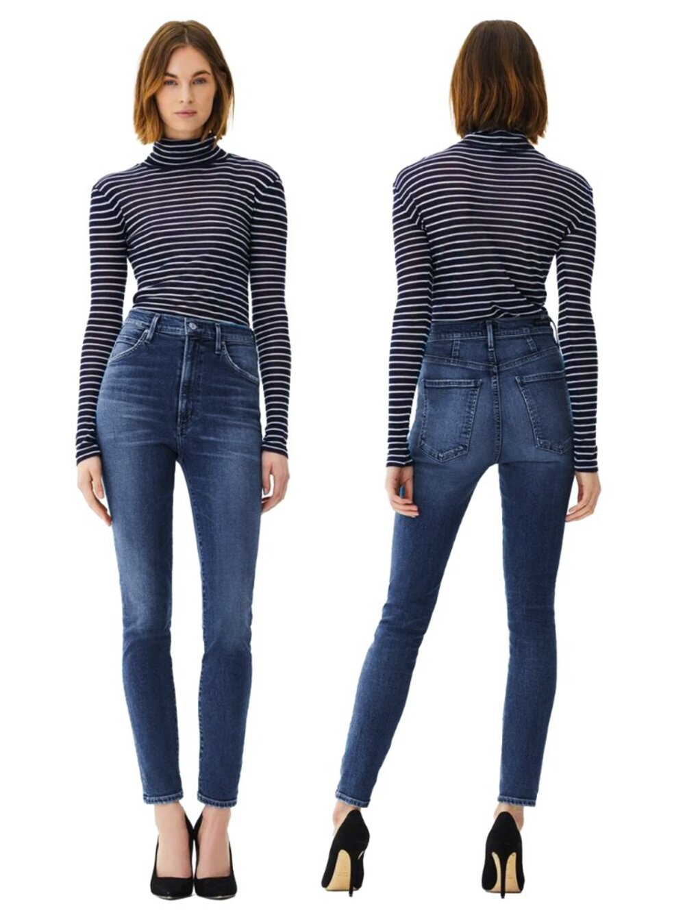 Citizens of Humanity Chrissy Uber High Rise Skinny Jeans 29 Orbit 1611D-989 - Picture 15 of 15